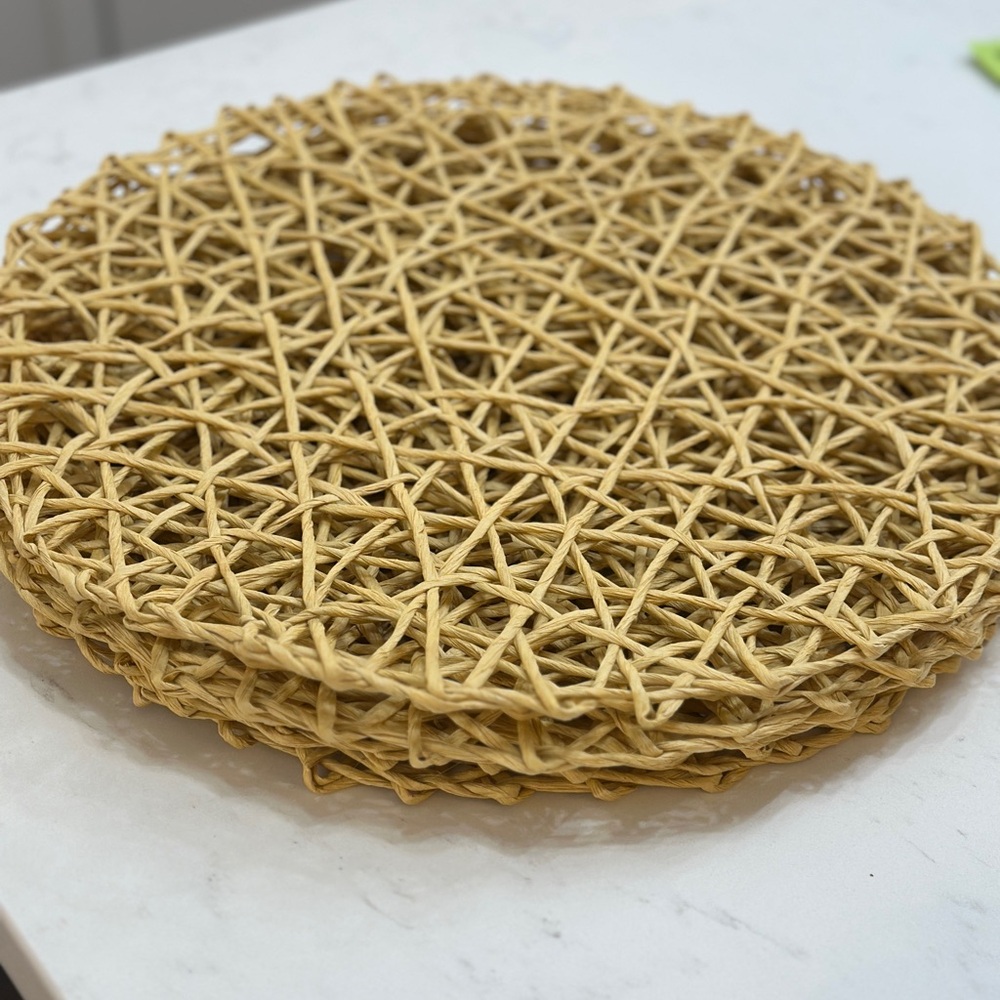 Woven Rattan Placemats